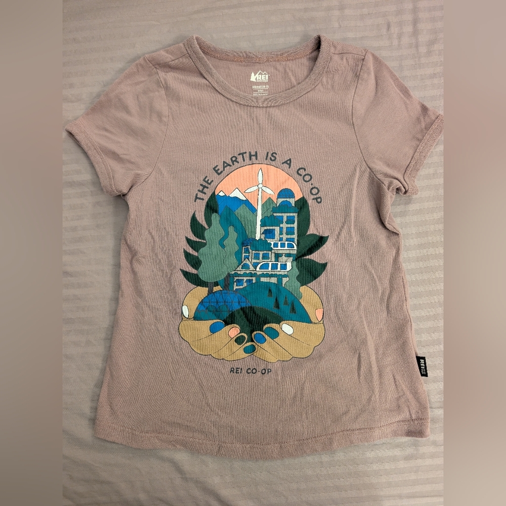 REI Co-op Graphic T-Shirt in Mauve